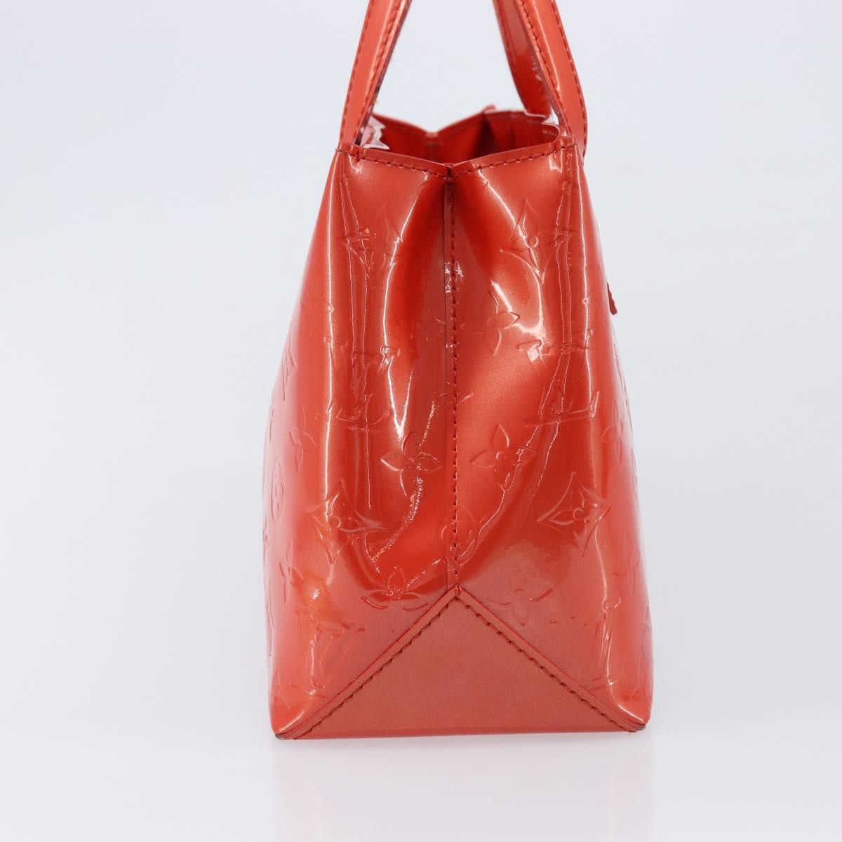Louis Vuitton Wilshire Monogram Vernis, Orange, Patent Leather, Handbag
