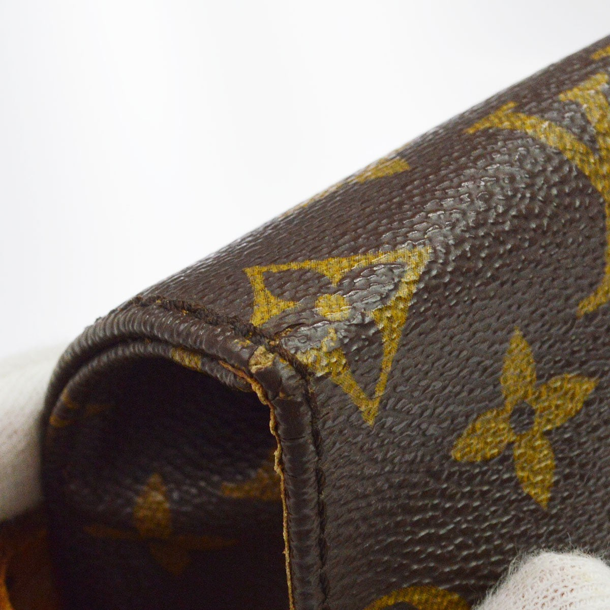 Louis Vuitton Cartouchiere Monogram Canvas, Brown, Canvas, Handbag