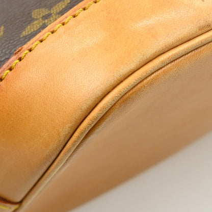 Louis Vuitton Alma Monogram, Brown, Canvas, Handbag