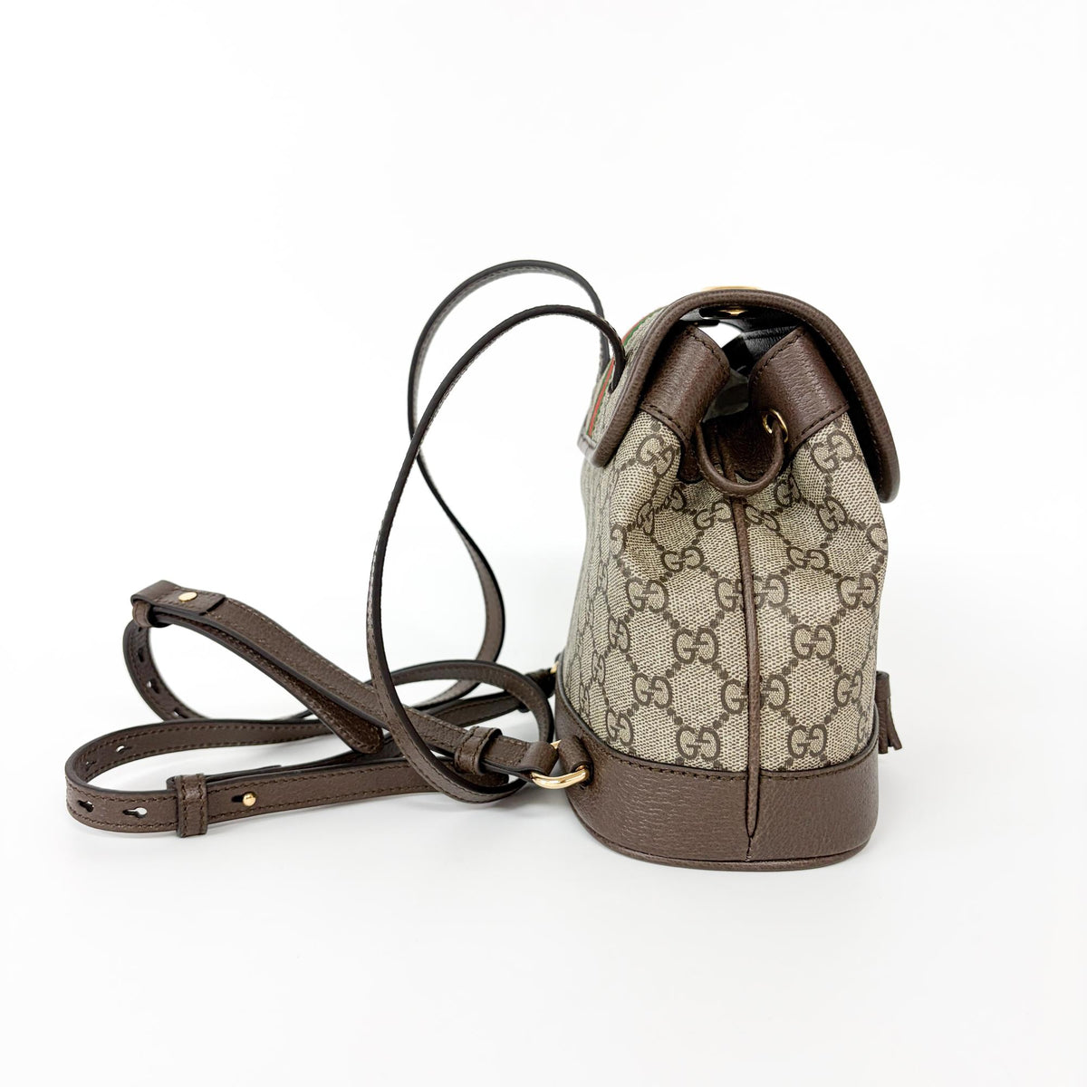 Gucci Ophidia GG Coated Canvas and Leather, Beige, Canvas, Shoulder Bag