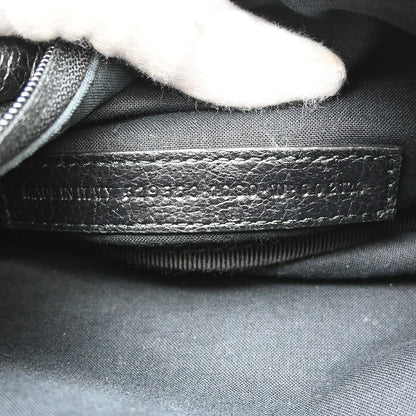Balenciaga Graffiti Explorer Belt Leather, Black, Leather, Clutch