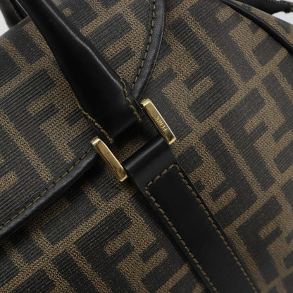 Fendi Vintage Zucca Canvas, Brown, Canvas, Tote Bag