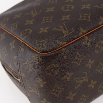 Louis Vuitton Deauville Handbag Monogram Canvas, BROWN, CANVAS, Handbag