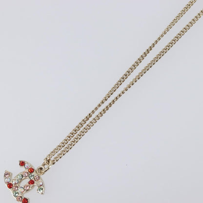 Chanel Rainbow CC Pendant Metal and Crystals, Multicolour, Metal, Necklace