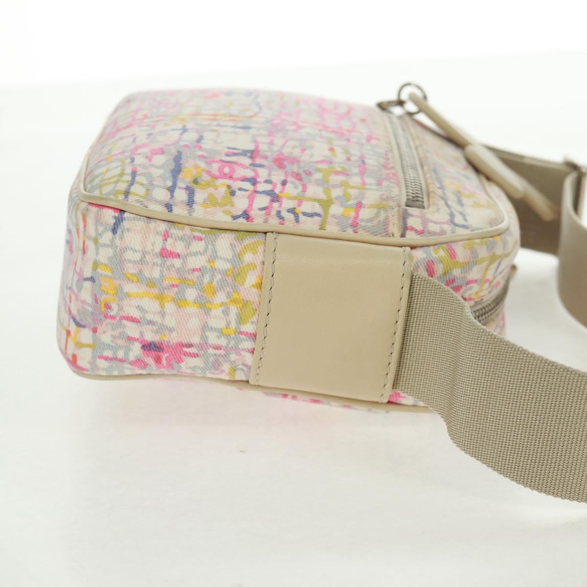Chanel Vintage Clover Camera Printed Canvas, Multicolour, Canvas, Shoulder Bag