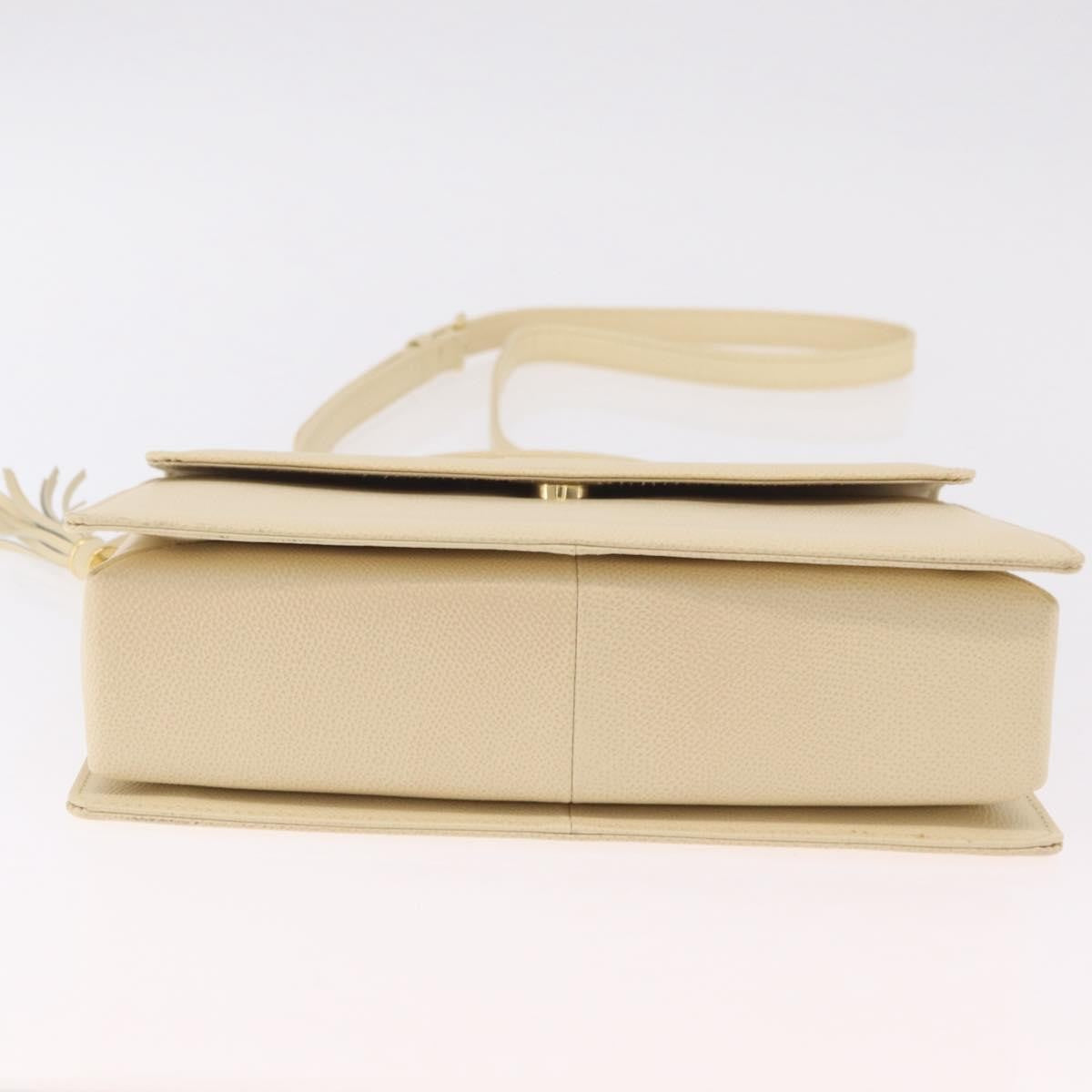 Valentino Garavani Vintage Leather, Beige, Leather, Shoulder Bag