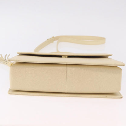 Valentino Garavani Vintage Leather, Beige, Leather, Shoulder Bag