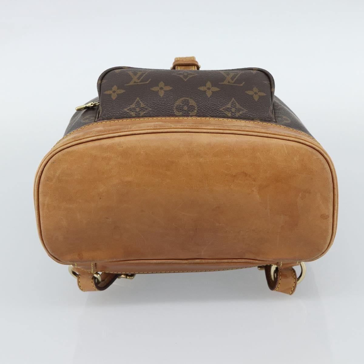 Louis Vuitton Vintage Montsouris Monogram Canvas, Brown, Canvas, Backpack