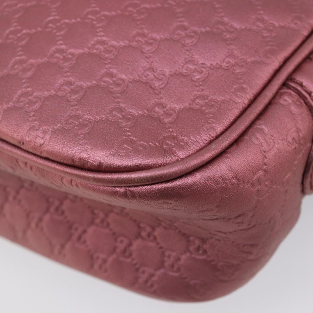 Gucci Sunshine Disco Microguccissima Leather, Pink, Leather, Crossbody Bag