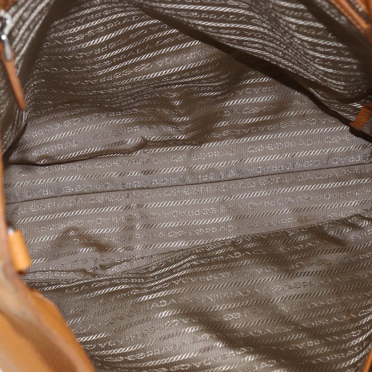 Prada Convertible Shopper Vitello Daino, Brown, Leather, Tote Bag