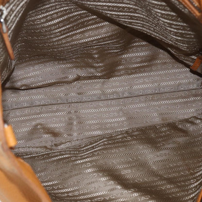 Prada Convertible Shopper Vitello Daino, Brown, Leather, Tote Bag