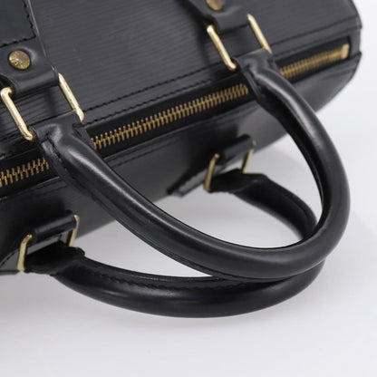Louis Vuitton Speedy Epi Leather, Black, Leather, Handbag