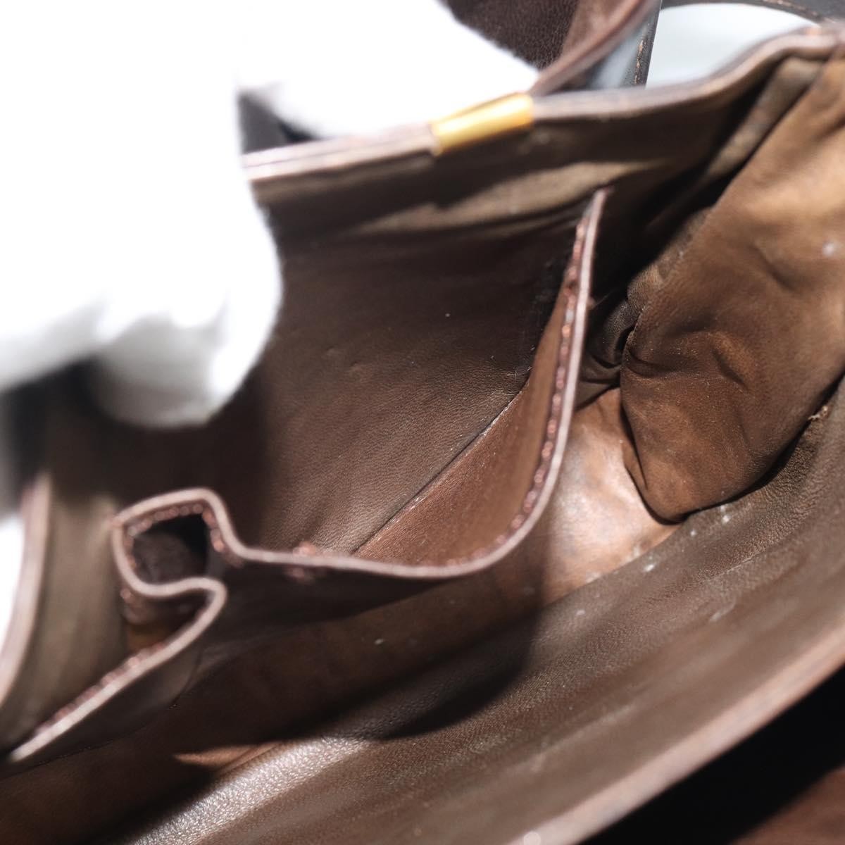 Celine Horse Carriage Leather, Brown, Leather, Shoulder Bag