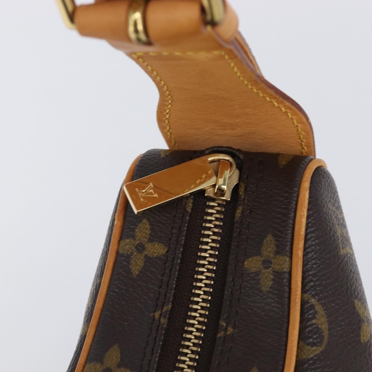 Louis Vuitton Croissant Monogram, Brown, Canvas, Shoulder Bag