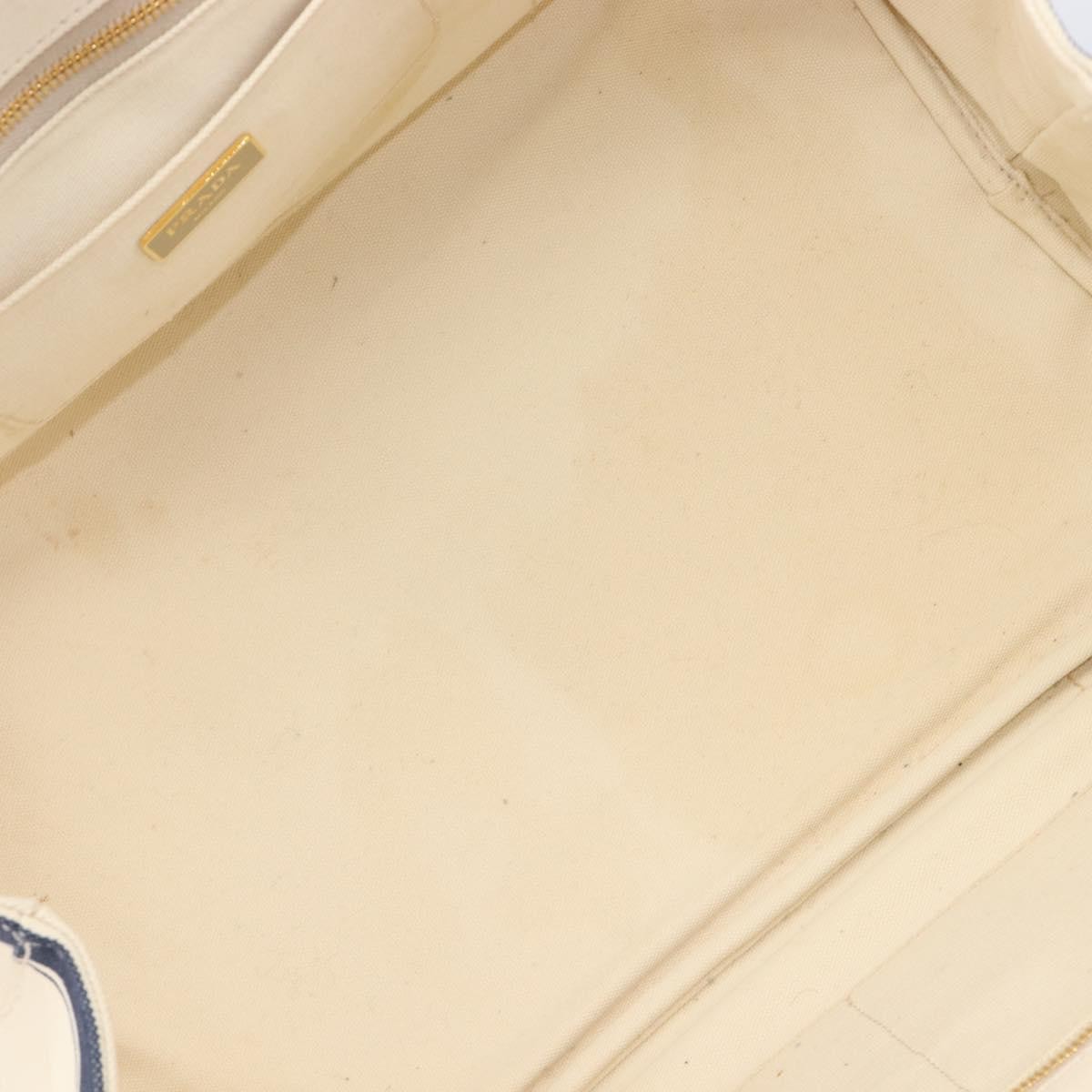 Prada Canapa Canvas, Beige, Canvas, Tote Bag