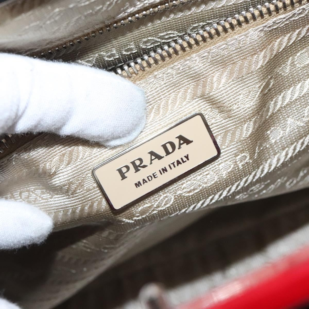 Prada Vintage Patent Leather, Red, Patent Leather, Handbag
