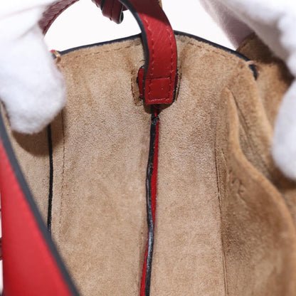Loewe Metal Gate Leather, Red, Leather, Shoulder Bag