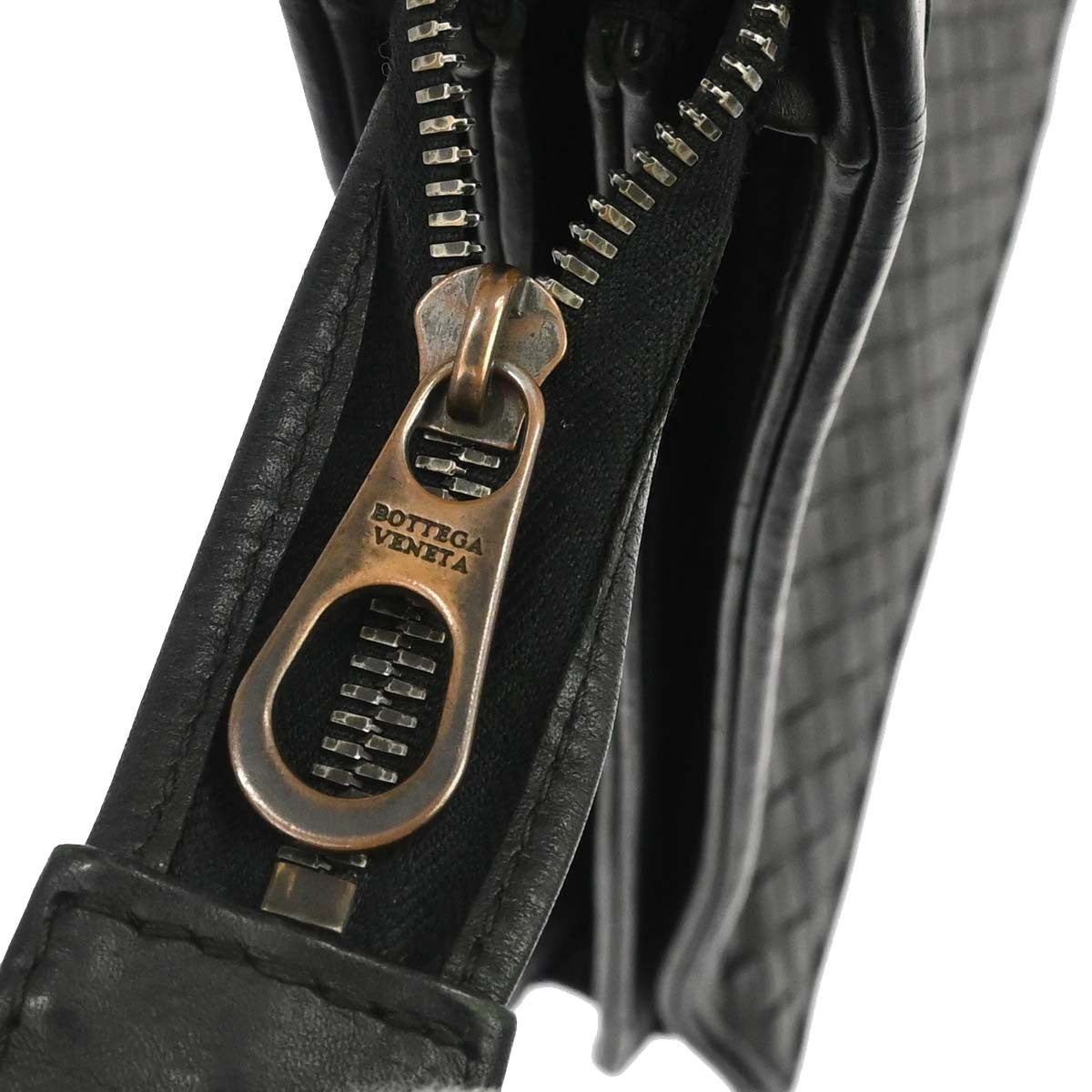 Bottega Veneta Top Zip Intrecciato Nappa, Black, Leather, Briefcase