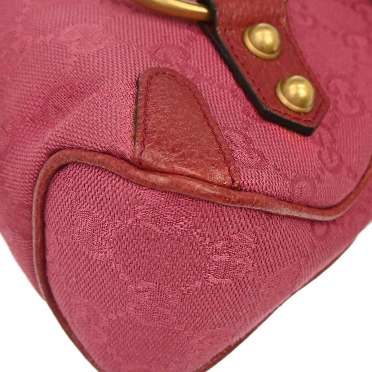Gucci Horsebit Web Flap GG Canvas and leather, Pink, Canvas, Shoulder Bag
