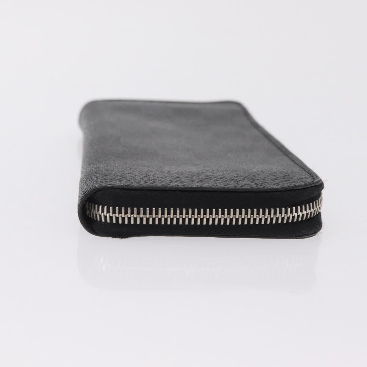 Louis Vuitton Zippy Damier Graphite, Gray, Canvas, Wallet