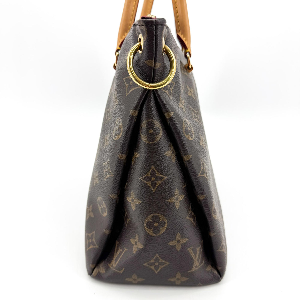 Louis Vuitton Pallas Shopper Monogram Canvas and Calfskin, Brown, Canvas, Tote Bag