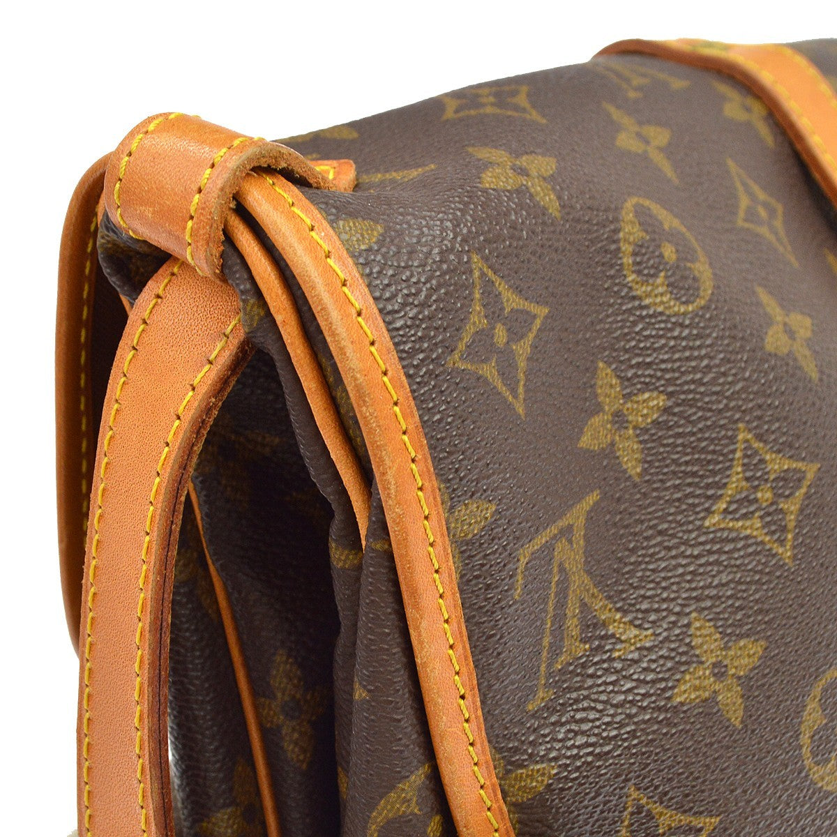 Louis Vuitton Saumur Monogram Canvas, Brown, Canvas, Handbag
