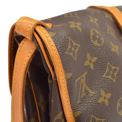 Louis Vuitton Saumur Monogram Canvas, Brown, Canvas, Handbag