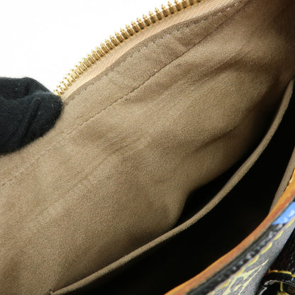 Louis Vuitton Lodge Monogram Multicolor, Black, Canvas, Handbag
