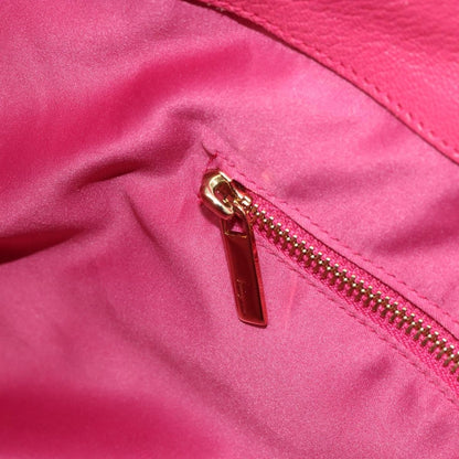 Salvatore Ferragamo Gancini Tote Leather, Pink, Leather, Tote Bag