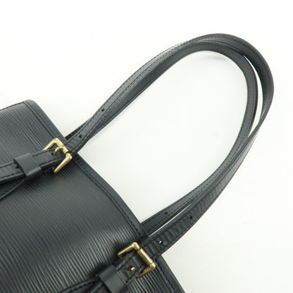Louis Vuitton Petit Bucket Epi Leather, Black, Leather, Handbag