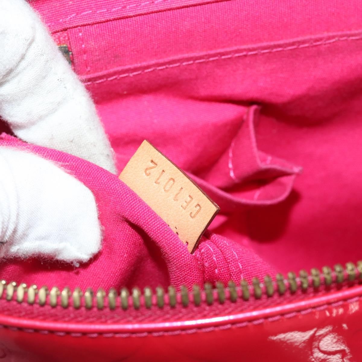 Louis Vuitton Sullivan Monogram Vernis, Pink, Patent Leather, Shoulder Bag
