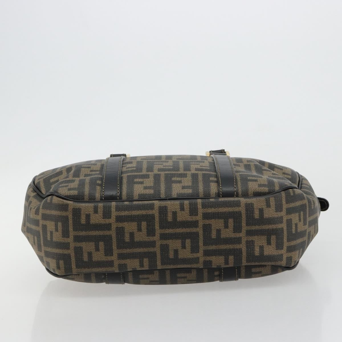 Fendi Vintage Zucca Canvas, Brown, Canvas, Tote Bag