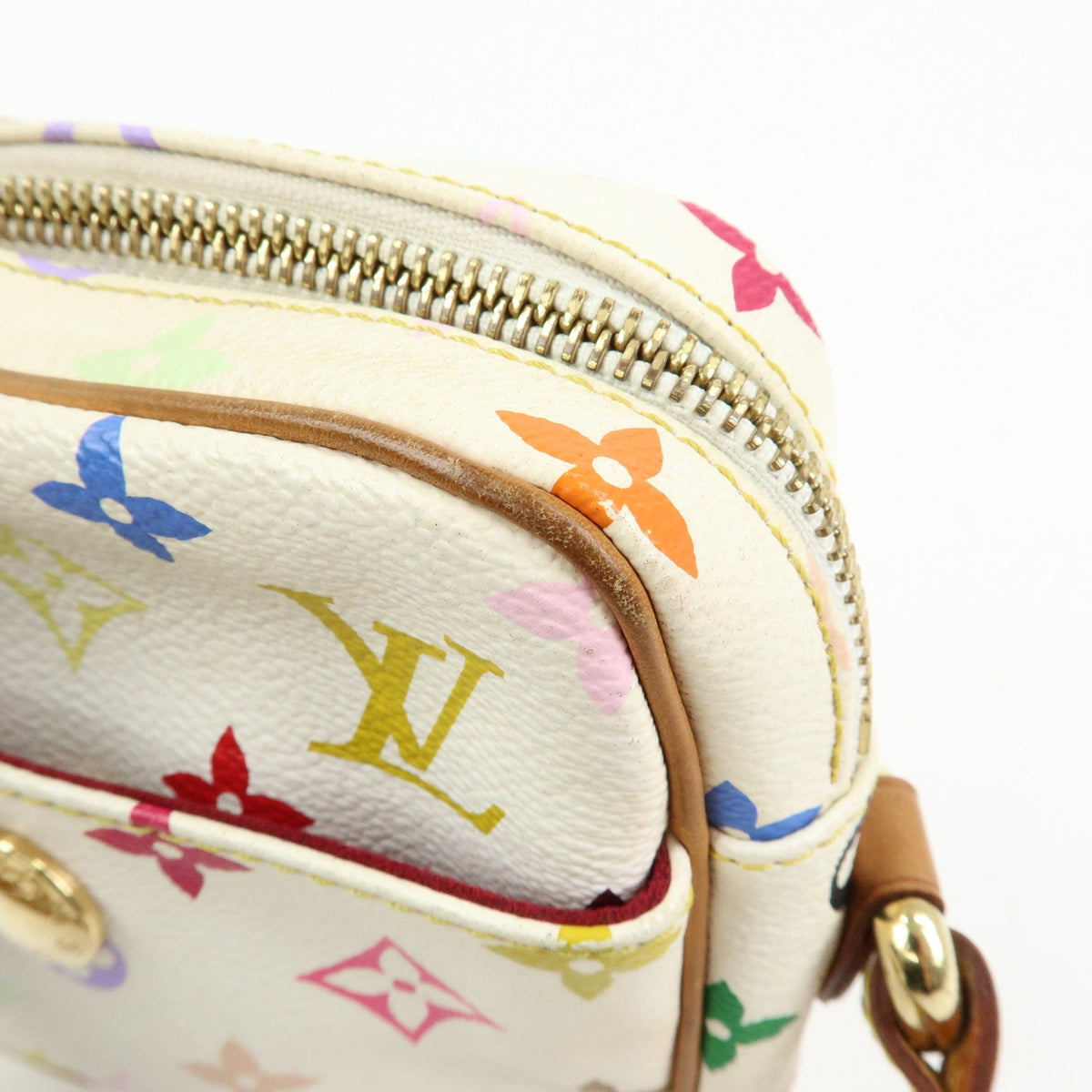 Louis Vuitton Rift Monogram Multicolor, White, Canvas, Handbag