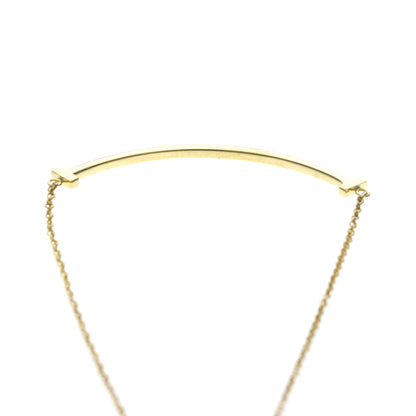 Tiffany & Co. T Smile Pendant 18K Yellow Gold, Gold, Yellow Gold, Necklace