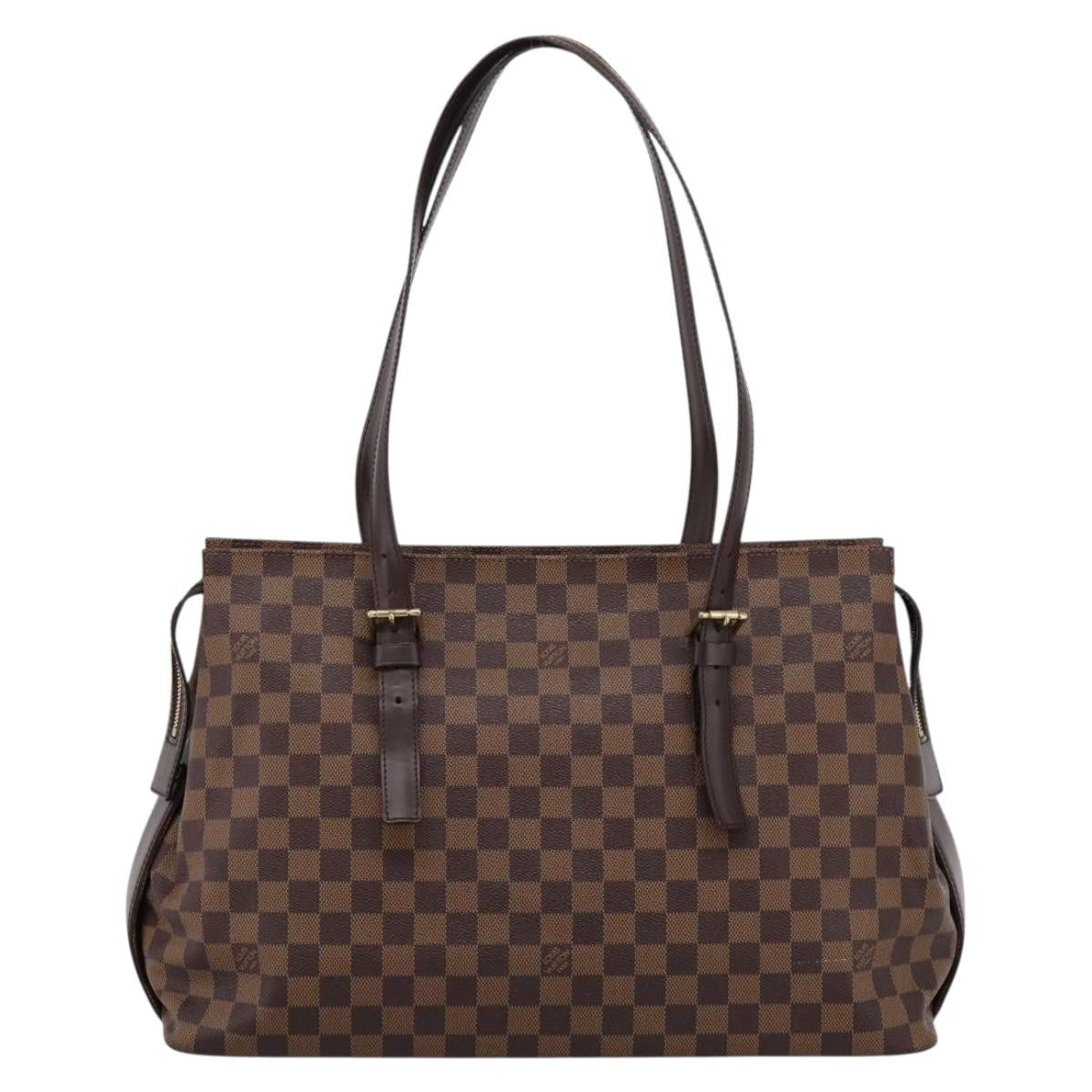 Louis Vuitton Chelsea Damier, Brown, Canvas, Handbag