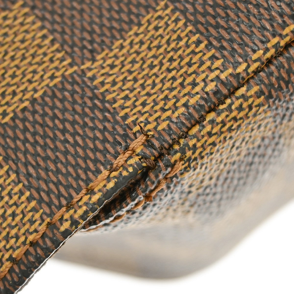 Louis Vuitton Broadway Damier Ebene, Brown, Canvas, Handbag