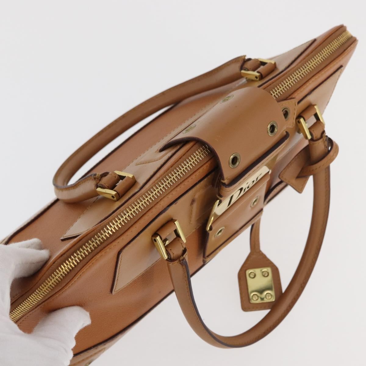 Christian Dior Street Chic Uptown Alligator, Brown, Leather, Handbag