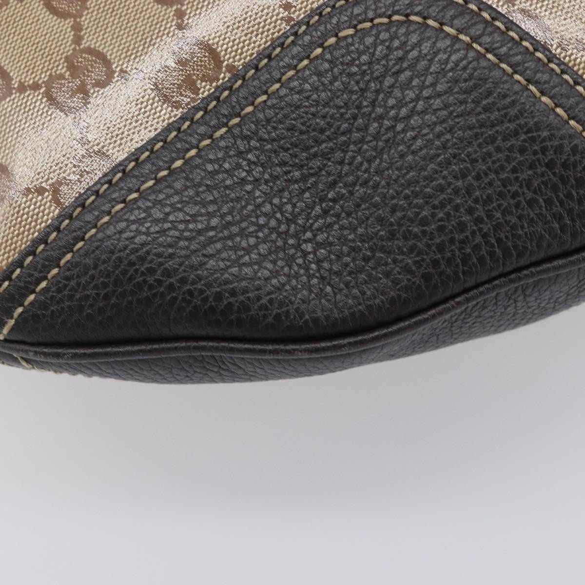 Gucci Nice Hobo Patent Canvas, Beige, Canvas, Shoulder Bag