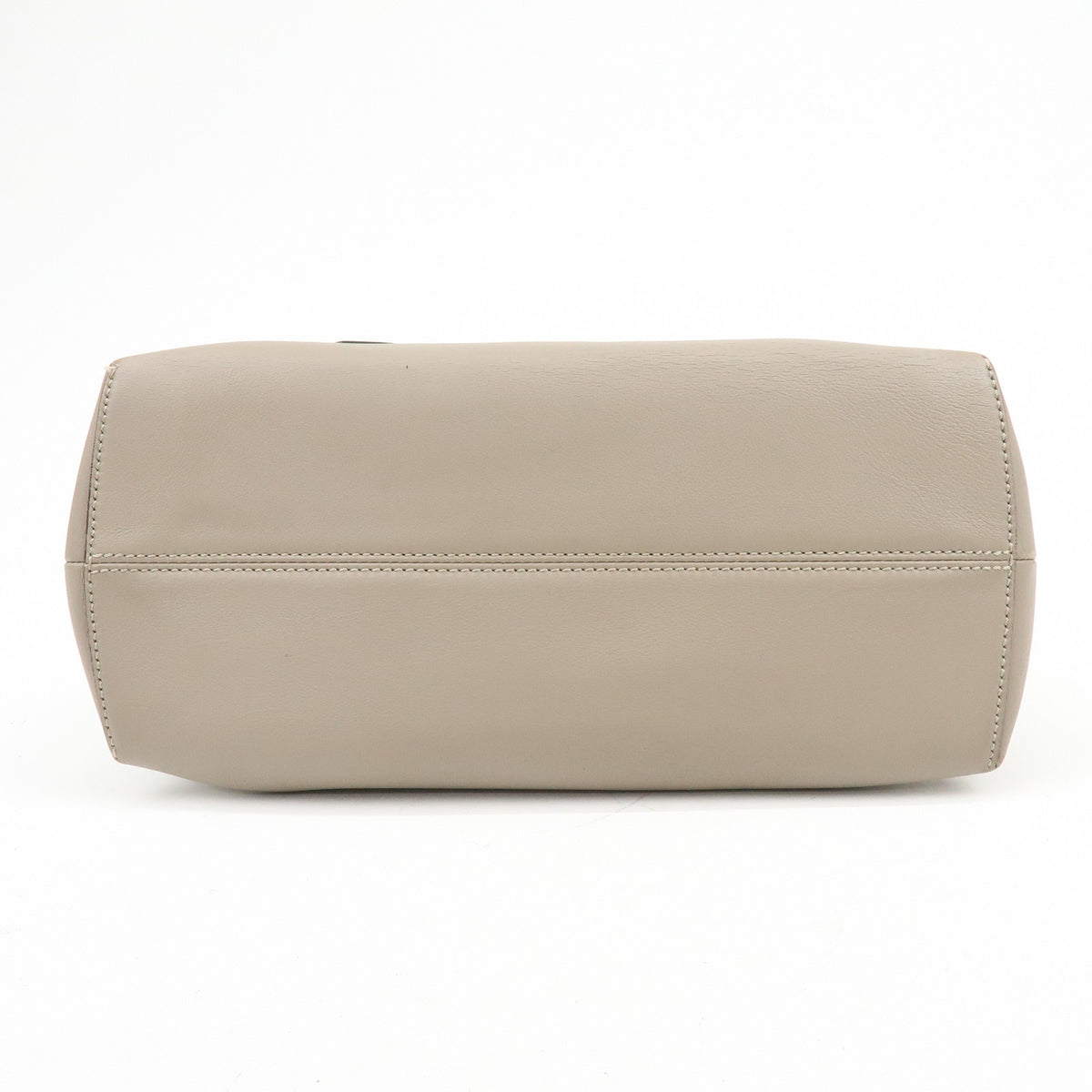 Fendi By The Way Satchel Calfskin, Beige, Leather, Handbag