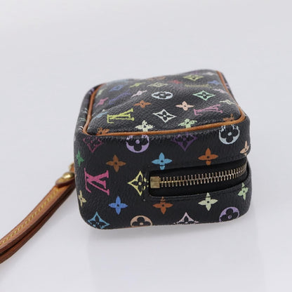 Louis Vuitton Wapity Trousse Monogram Multicolor, Black, Canvas, Clutch