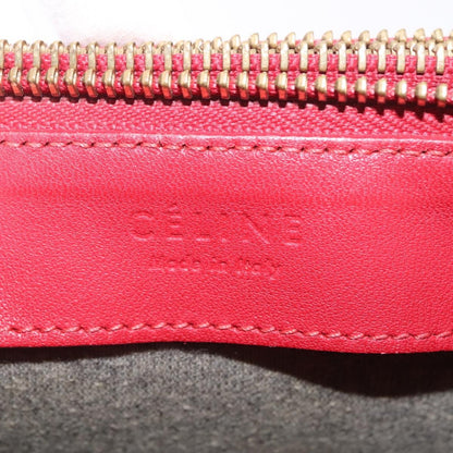 Celine Trio Leather, Red, Leather, Crossbody Bag
