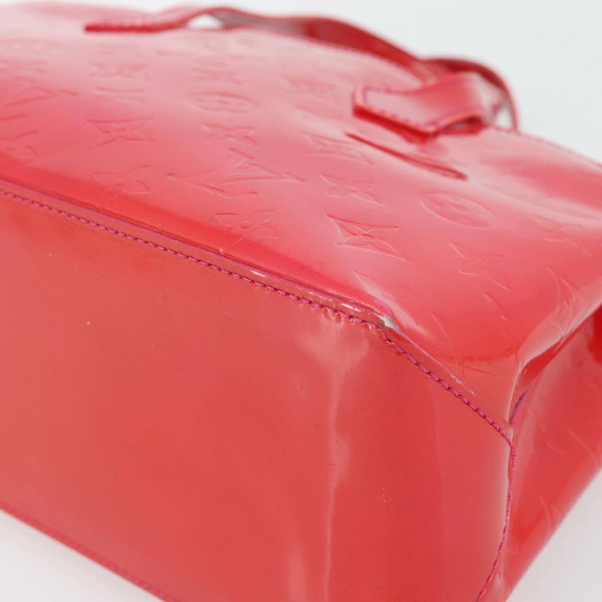 Louis Vuitton Wilshire Monogram Vernis, Pink, Patent Leather, Handbag