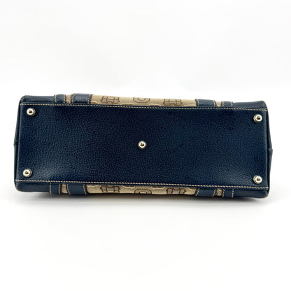Gucci Horsebit GG Canvas and Leather, Beige, Canvas, Shoulder Bag
