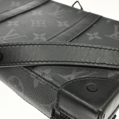 Louis Vuitton Soft Trunk Monogram Eclipse Canvas, Black, Canvas, Clutch