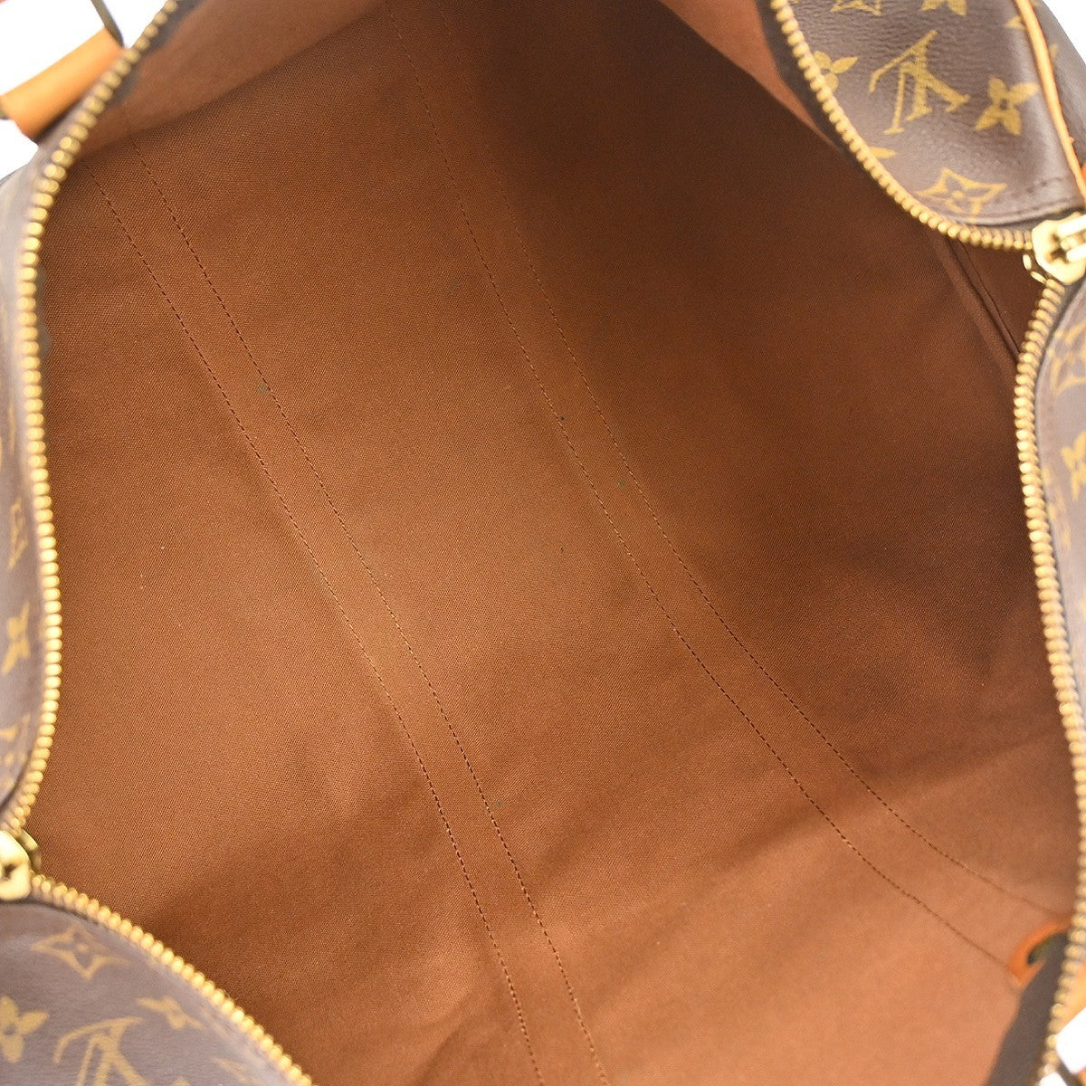 Louis Vuitton Keepall Monogram Canvas, Brown, Canvas, Travel Bag