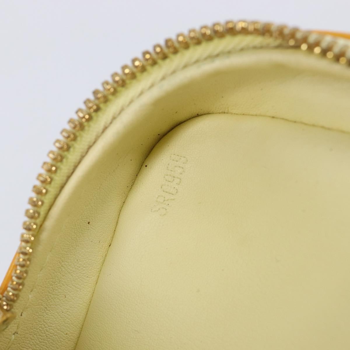 Louis Vuitton Wooster Monogram Vernis, Yellow, Patent Leather, Handbag