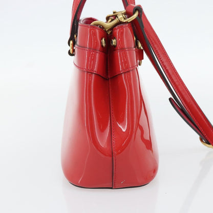 Gucci Bright Bit Convertible Tote Patent, Pink, Patent Leather, Tote Bag