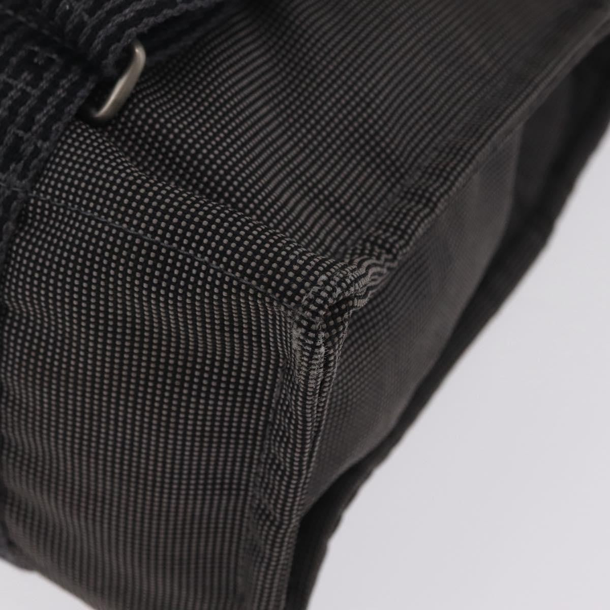 Hermes Herline Canvas, Gray, Canvas, Backpack