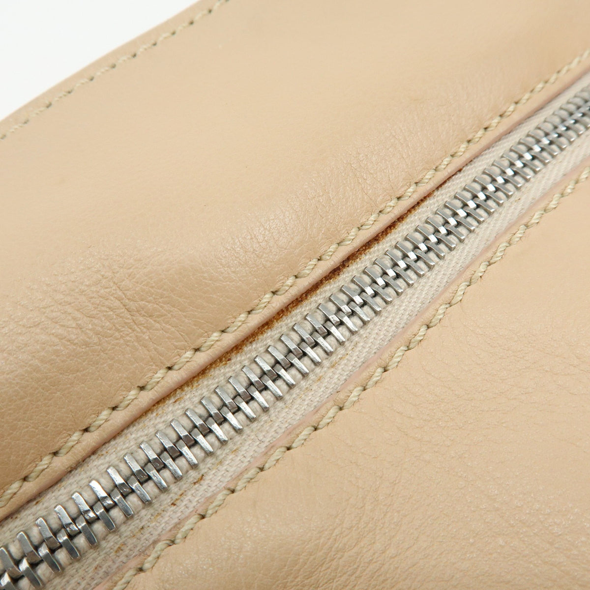 Celine Bittersweet Leather, Beige, Leather, Handbag