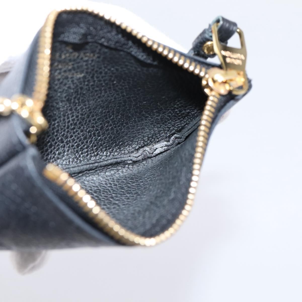 Louis Vuitton Key Monogram Empreinte Leather, Black, Leather, Clutch